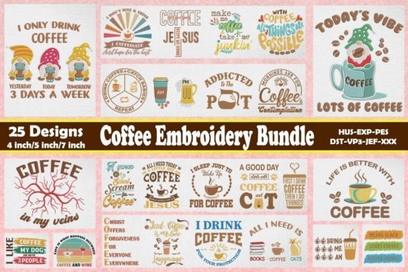 Coffee Embroidery Bundle: A Cozy Seasonal Review