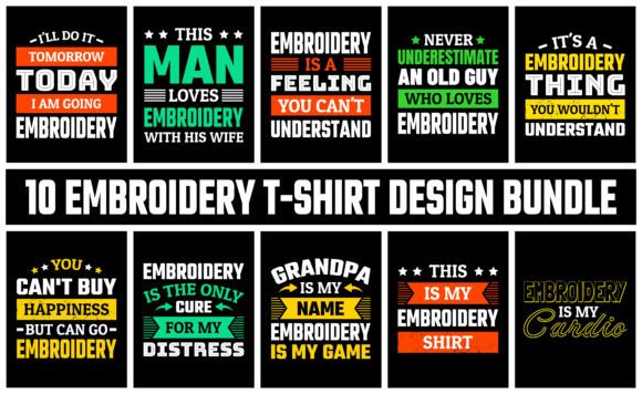 Embroidery Bundle 1: Craft Fair Typography Review