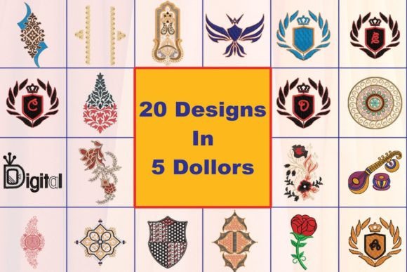 Embroidery Designs Bundle: Floral Collection for Small Shops