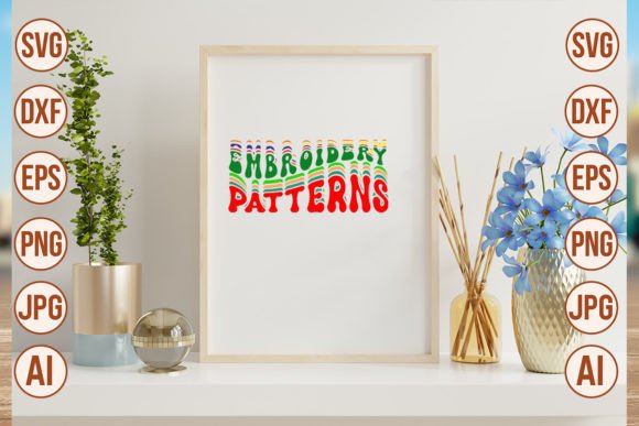 Embroidery Patterns SVG for Boutique Apparel