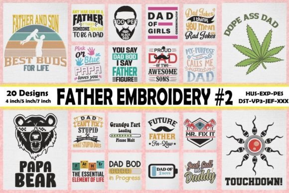 Father Embroidery Bundle 2 Review for Craft Fair Sellers