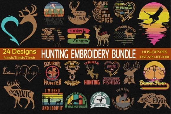 Hunting Embroidery Bundle: A Designer’s Warm Review