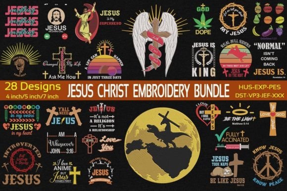 Jesus Christ Embroidery Bundle: A Craft Fair Seller’s Review