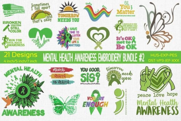 Mental Health Awareness Embroidery 2 Review