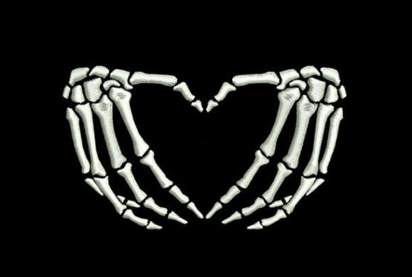 Skeleton Hands: A Halloween Embroidery Review